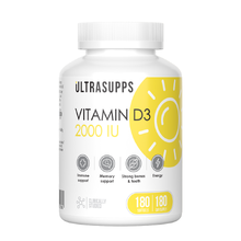 Vitamin D3 2000 IU 180 мягких капс (Ultrasupps)