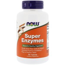 Super Enzymes 90 таб (NOW)