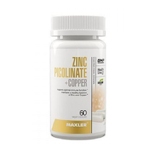 Zinc Picolinate + Copper 60 Вег.капс (Maxler)