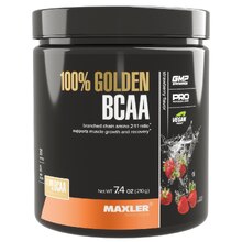 100% Golden BCAA 210 г - клубника (Maxler)