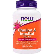 Choline & Inositol 100 капс (NOW)
