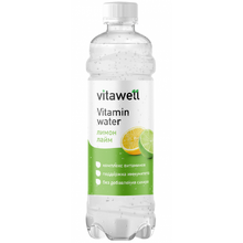 Напиток сильногазированный Vitawell 500 мл - лимон-лайм (Fitness Food Factory)