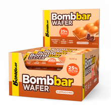 Батончик Wafer 32 г - с молочно-ореховой пастой и вкусом капучино (Bombbar)